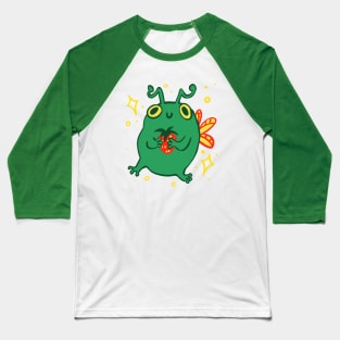 Fairy frog strawberry Baseball T-Shirt